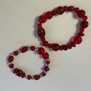 2 handmade bracelets